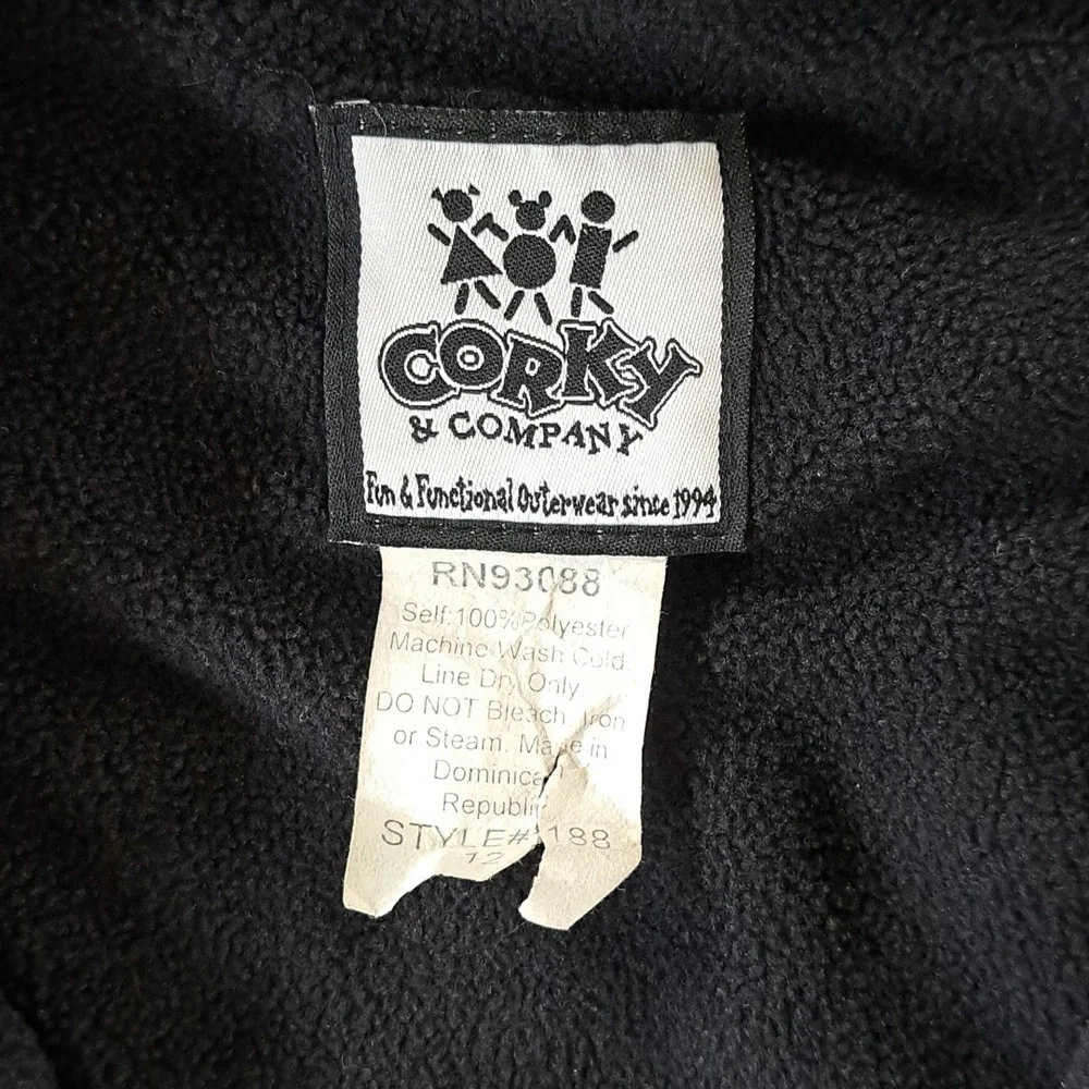 Corky & Company Fun and Functional Outter Girly Fleece A-Line Ruffles Coat